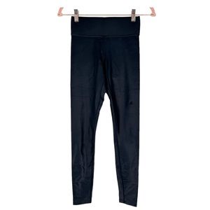 Carbon38 Legging Womens XS Gray Takara Shine High Rise Solid Metallic Athleisure